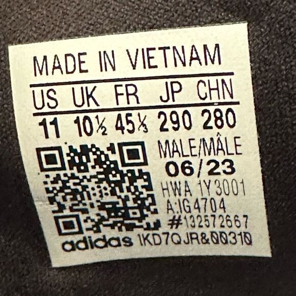 Adidas Swift Run 23 Men’s Running Shoe Core Black Black Gum IG4704 Size 11 - Picture 9 of 11